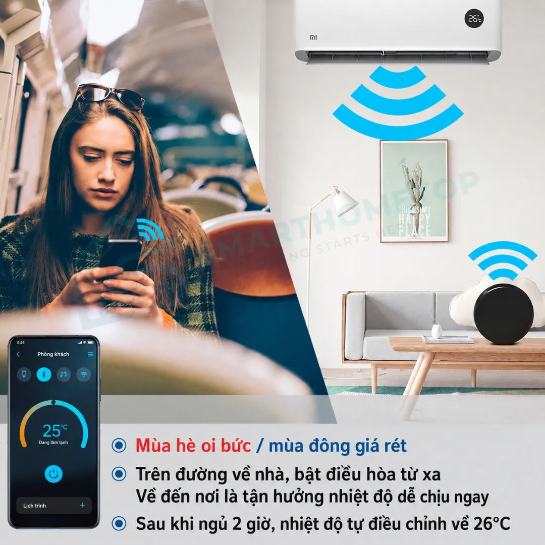 Bộ điều khiển hồng ngoại thông minh Tuya WiFi điều khiển TV điều hòa