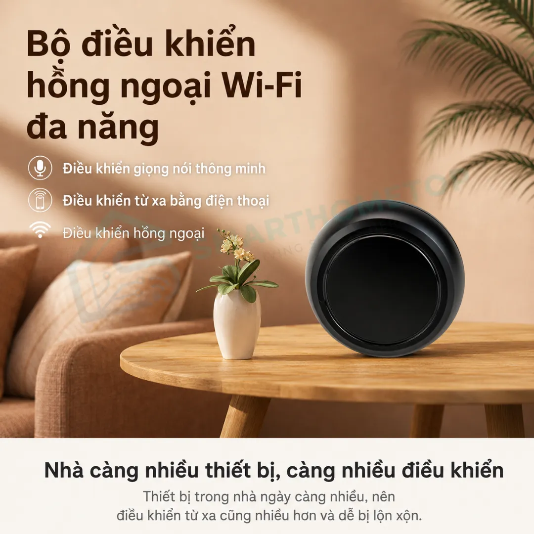Bộ điều khiển IR Tuya Smart WiFi 2.4GHz