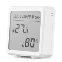 Cảm biến nhiệt độ, độ ẩm Wi-Fi Tuya có màn hình LCD