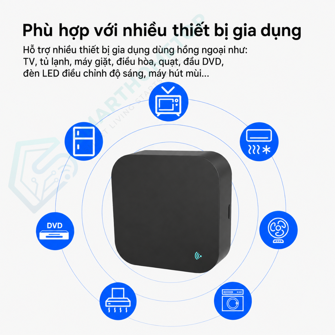 Bộ điều khiển IR RF Tuya WiFi 2 Trong 1