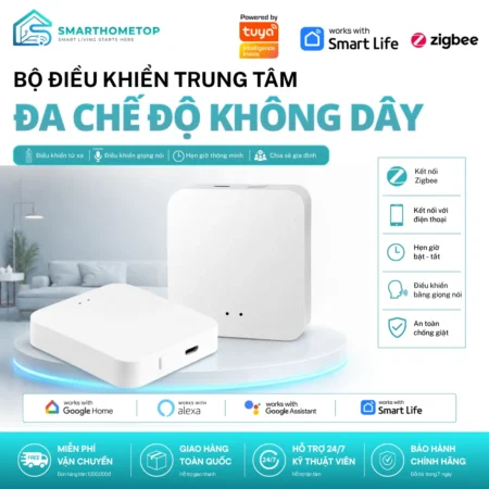 Bộ Điều Khiển Trung Tâm Zigbee Tuya Bluetooth Gateway