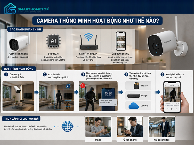 Camera AI hoạt động như thế nào