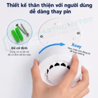 Cảm biến báo khói Tuya WiFi