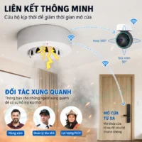Cảm biến báo khói Tuya WiFi