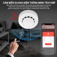 Cảm biến báo khói Tuya Zigbee