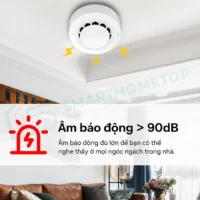 Cảm biến báo khói Tuya Zigbee