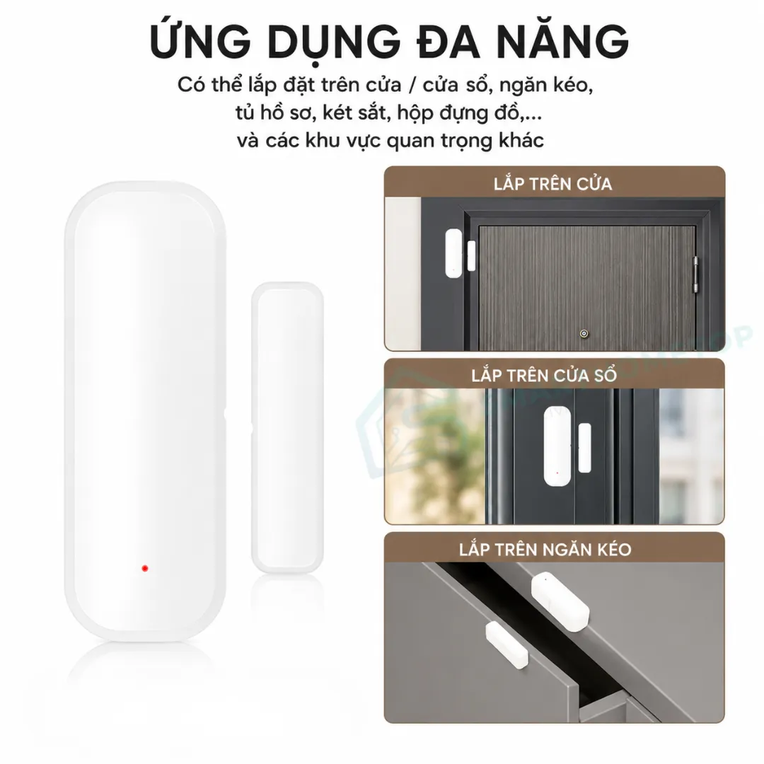 Cảm biến cửa Zigbee Tuya