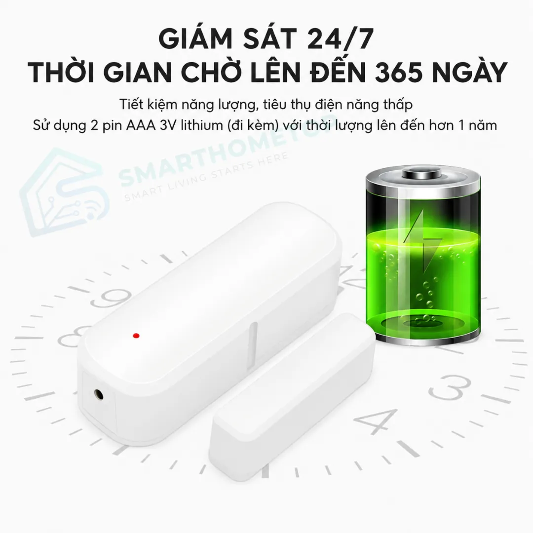 Cảm biến cửa Zigbee Tuya