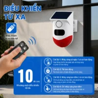 Còi hú năng lượng mặt trời Tuya WiFi