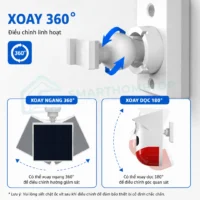 Còi hú năng lượng mặt trời Tuya WiFi