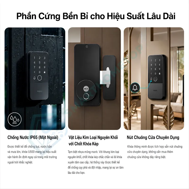 Khoá cổng Aqara Smart Gate Lock U500
