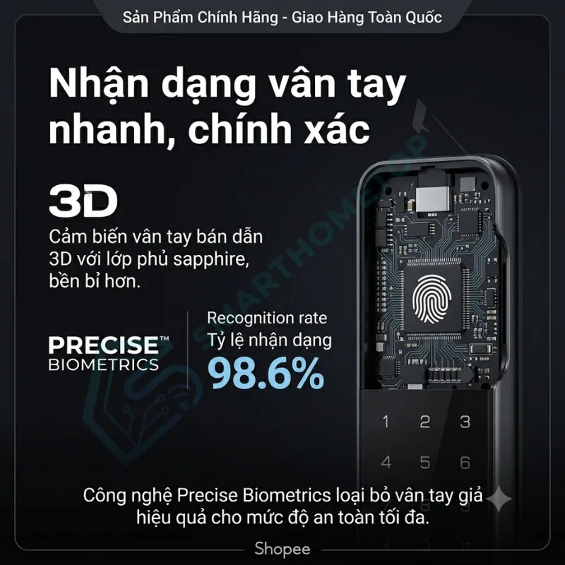 Khóa Thông Minh Aqara D100 Smart Lock Zigbee & Bluetooth