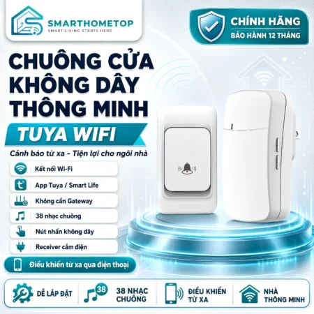 Chuông cửa không dây thông minh Tuya WiFi