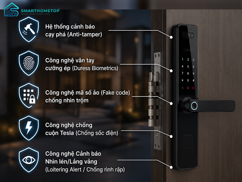 Hệ thống cảnh báo cạy phá (Anti-tamper)