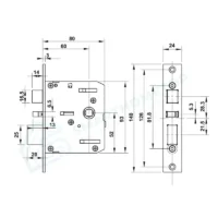 Khóa điện tử Hafele DL7100