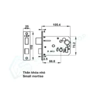 Khóa điện tử Hafele EL7700-TCS
