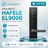 Khóa Cửa Điện Tử Hafele EL9000-TCS 912.05.378 - Vân Tay, Mã Số, Thẻ Từ