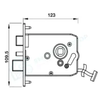 Khóa điện tử Hafele EL9000-TCS