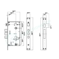 Khóa điện tử Hafele DL6100