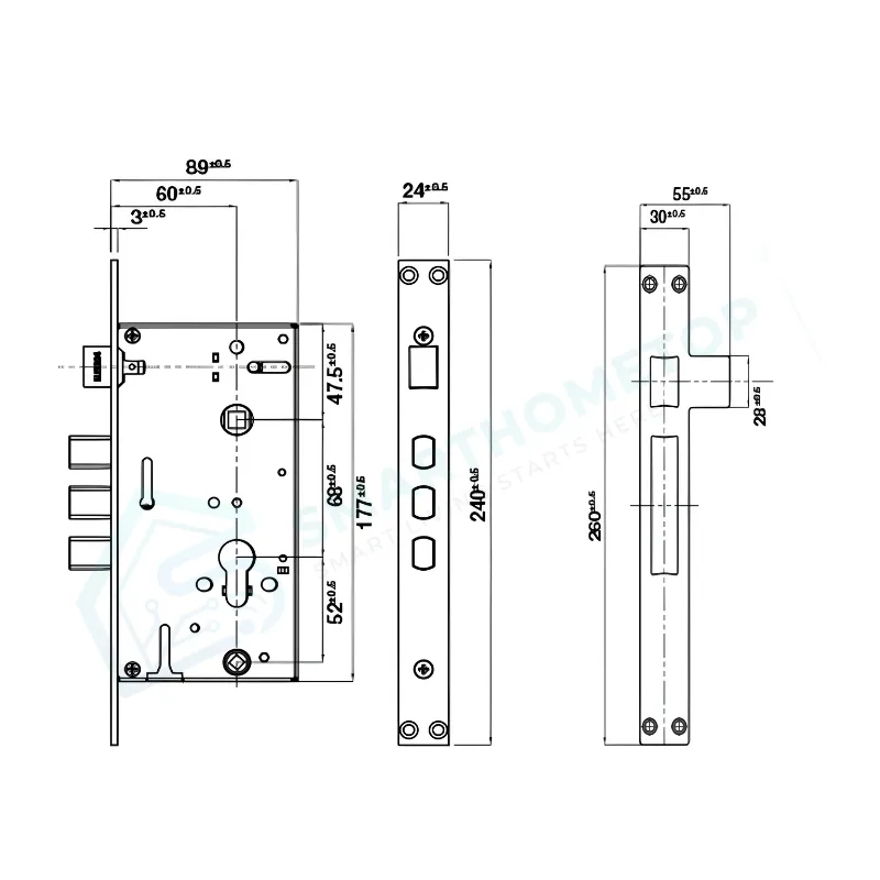 Khóa điện tử Hafele DL6100