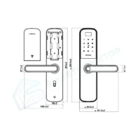 Khóa điện tử Hafele DL6100