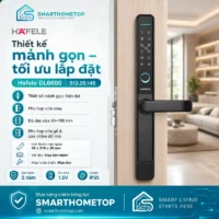 Khóa điện tử cửa nhôm Hafele DL6600