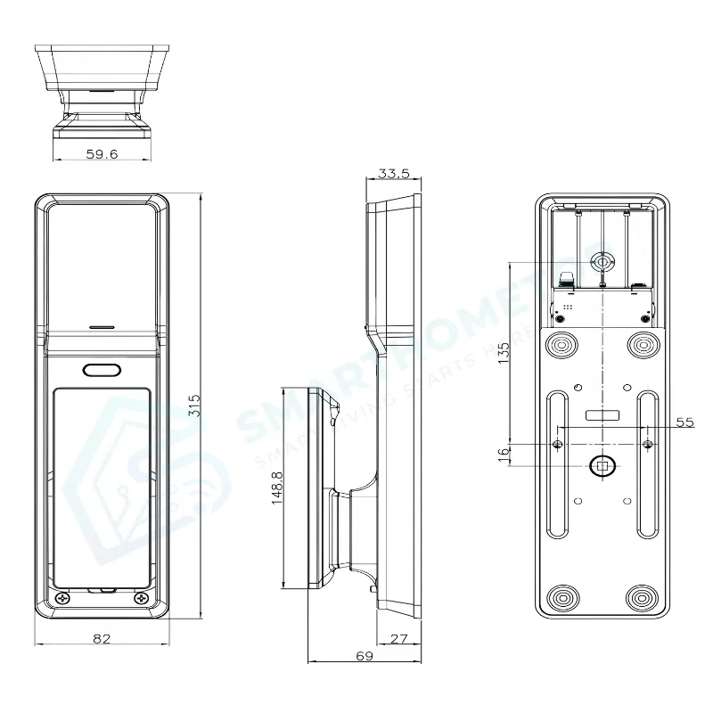 Khóa điện tử Hafele MP2503B