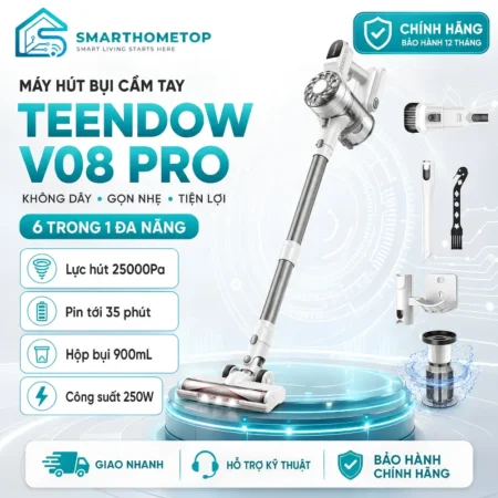 Máy hút bụi cầm tay không dây Teendow V08 Pro