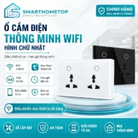 Ổ cắm điện thông minh WiFi hình chữ nhật