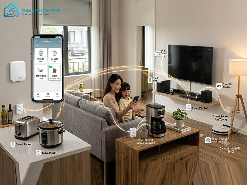 Những Tính Năng Đáng Tiền Của Ổ Cắm Điện Thông Minh