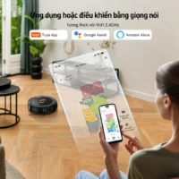 Robot hút bụi lau nhà thông minh Teendow D10S Max 2 trong 1