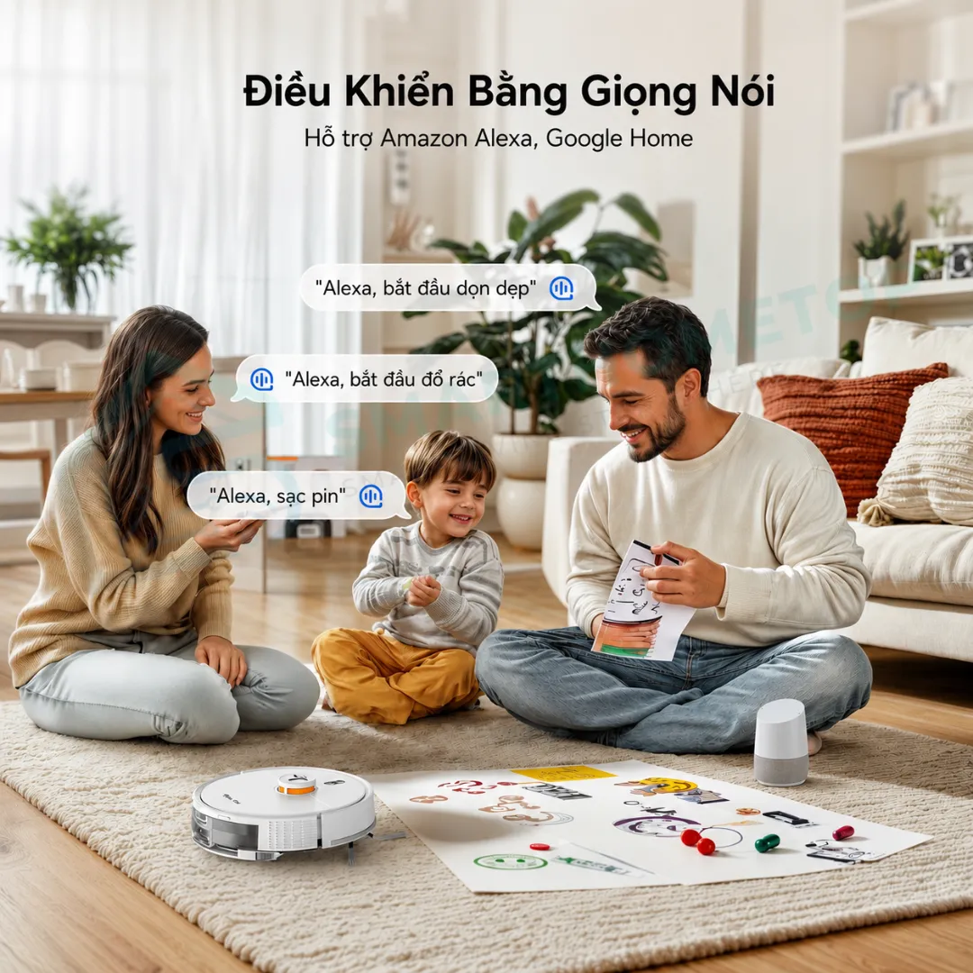Robot hút bụi lau nhà thông minh Teendow D20S Max