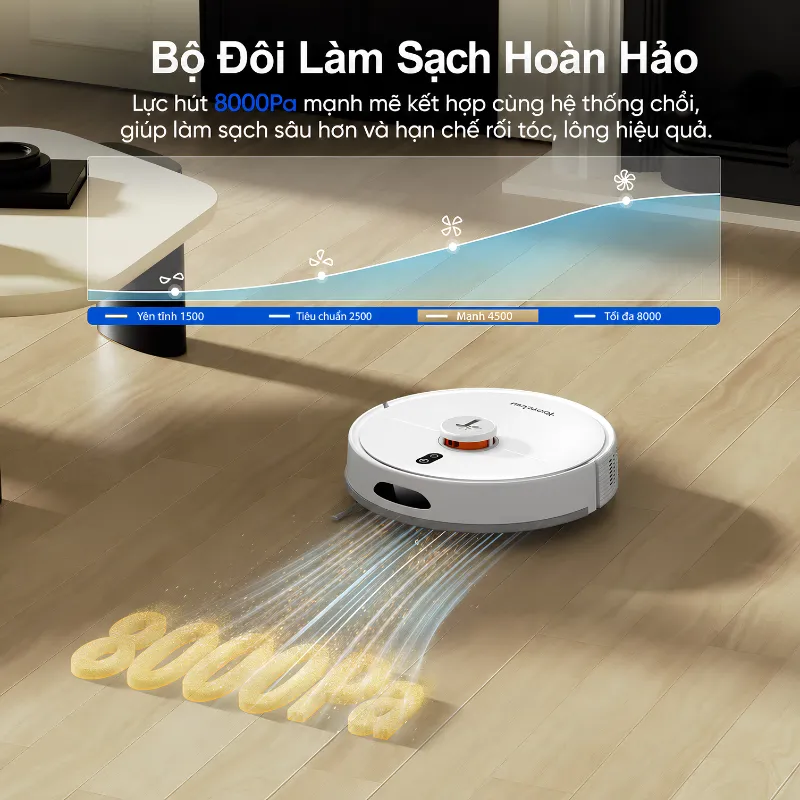 Robot hút bụi lau nhà thông minh Teendow D20S Max