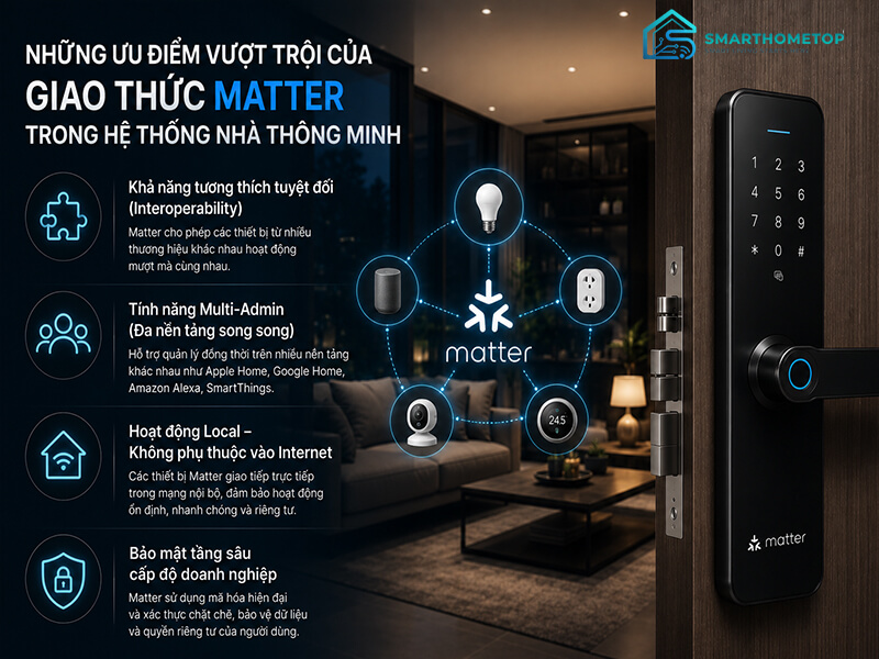 Những ưu điểm vượt trội của giao thức Matter