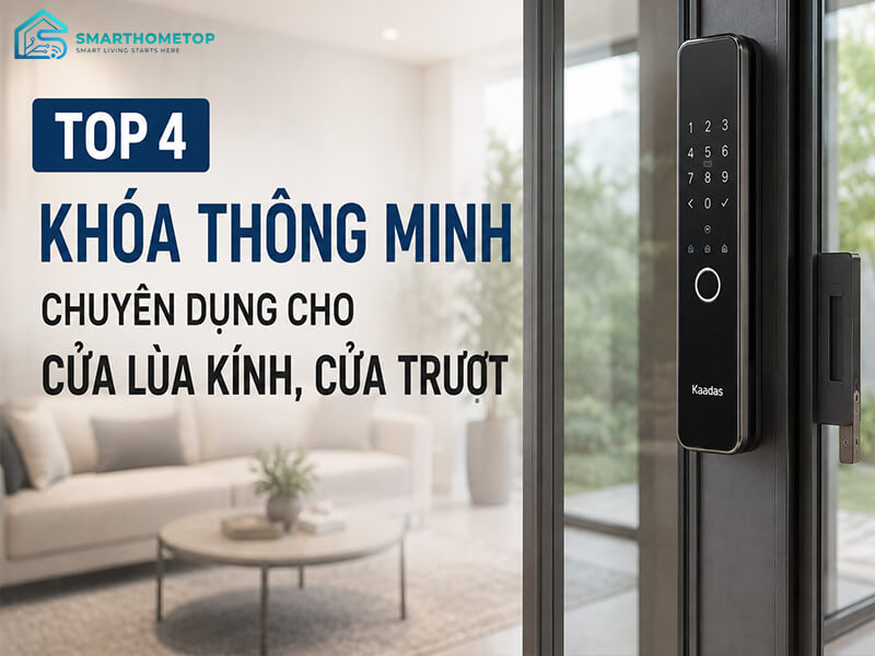 Khóa Thông Minh Cho Cửa Lùa Kính, Cửa Trượt