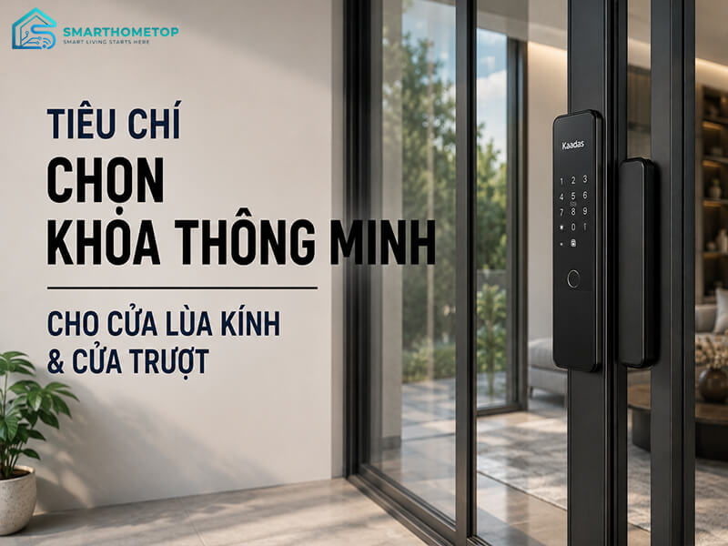 Tiêu Chí Chọn Khóa Thông Minh Cho Cửa Lùa Kính & Cửa Trượt