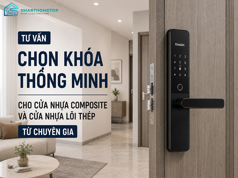 Tư Vấn Chọn Khóa Thông Minh Cho Cửa Nhựa Composite Và Cửa Nhựa Lõi Thép