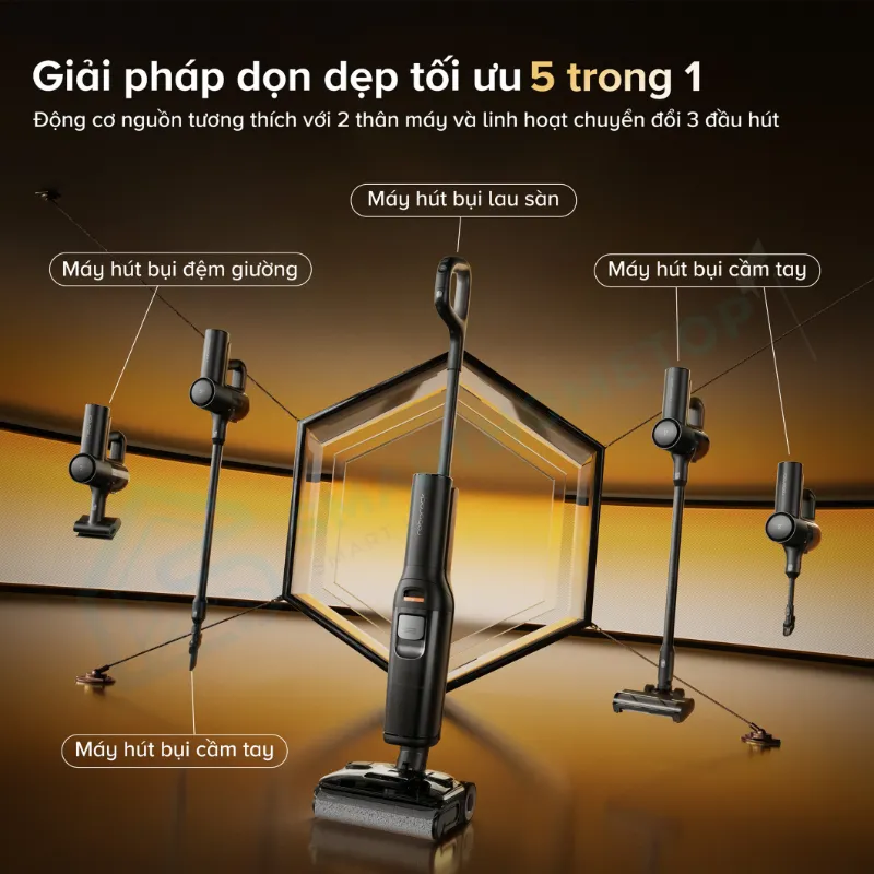 Máy Hút Bụi Lau Nhà Roborock F25 ACE Combo 5-in-1