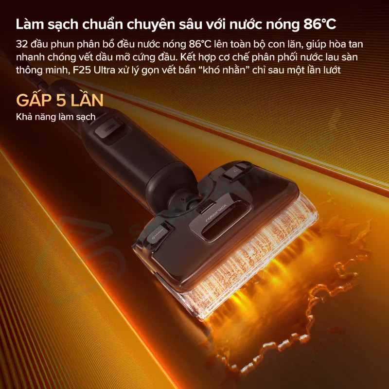Máy Hút Bụi Lau Sàn Roborock F25 Ultra