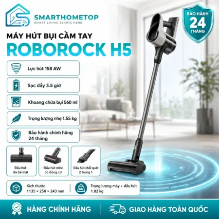 Máy Hút Bụi Cầm Tay Không Dây Roborock H5