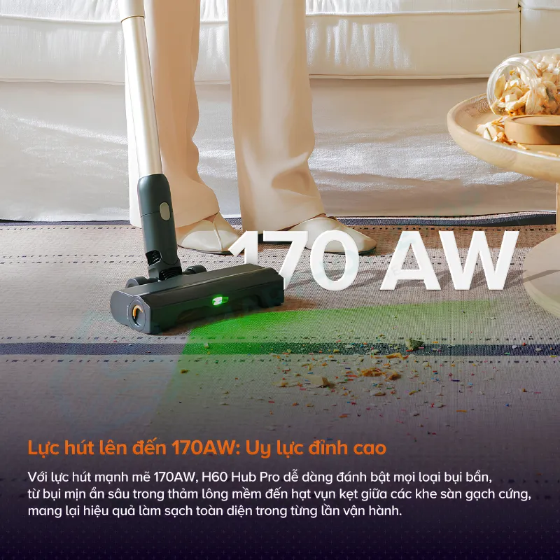 Máy Hút Bụi Cầm Tay Không Dây Roborock H60 Hub Pro