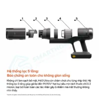 Máy Hút Bụi Cầm Tay Không Dây Roborock H60 Hub Ultra