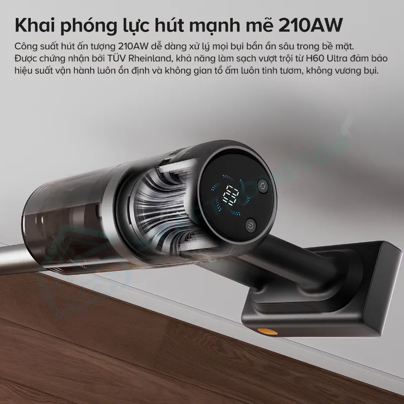 Máy Hút Bụi Cầm Tay Không Dây Roborock H60 Ultra