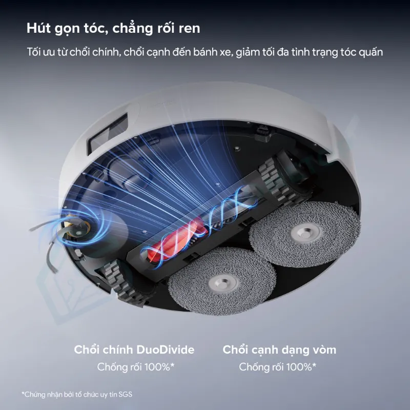 Robot Hút Bụi Lau Nhà Roborock Qrevo 2 Pro