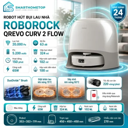 Roborock Qrevo Curv 2 Flow