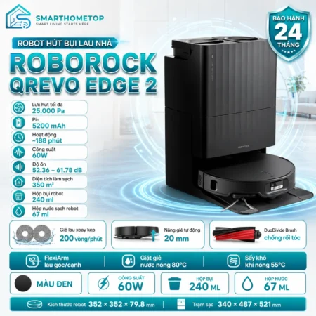 Robot Hút Bụi Lau Nhà Roborock Qrevo Edge 2