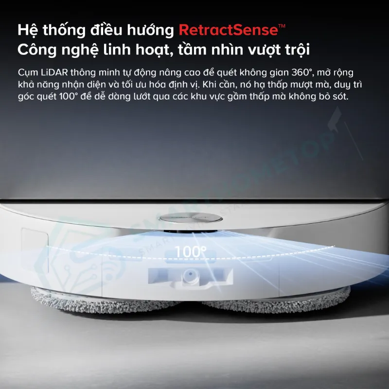 Robot Hút Bụi Lau Nhà Roborock Qrevo EdgeT
