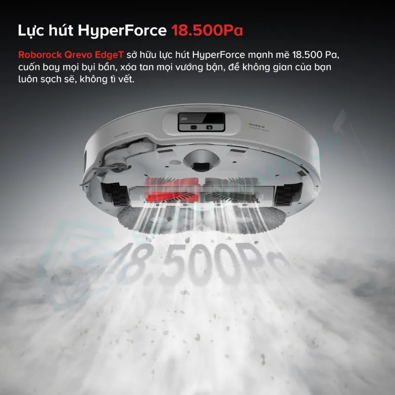 Robot Hút Bụi Lau Nhà Roborock Qrevo EdgeT