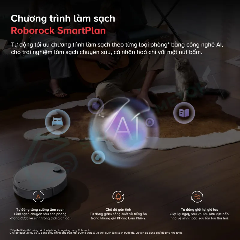 Robot Hút Bụi Lau Nhà Roborock Qrevo EdgeT