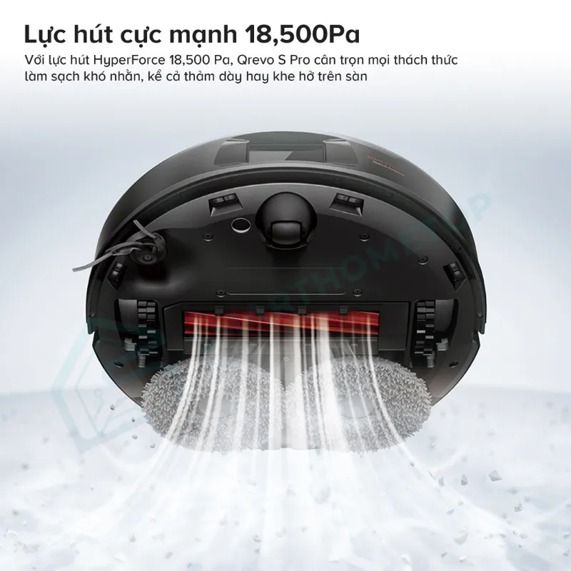 Robot Hút Bụi Lau Nhà Roborock Qrevo S Pro